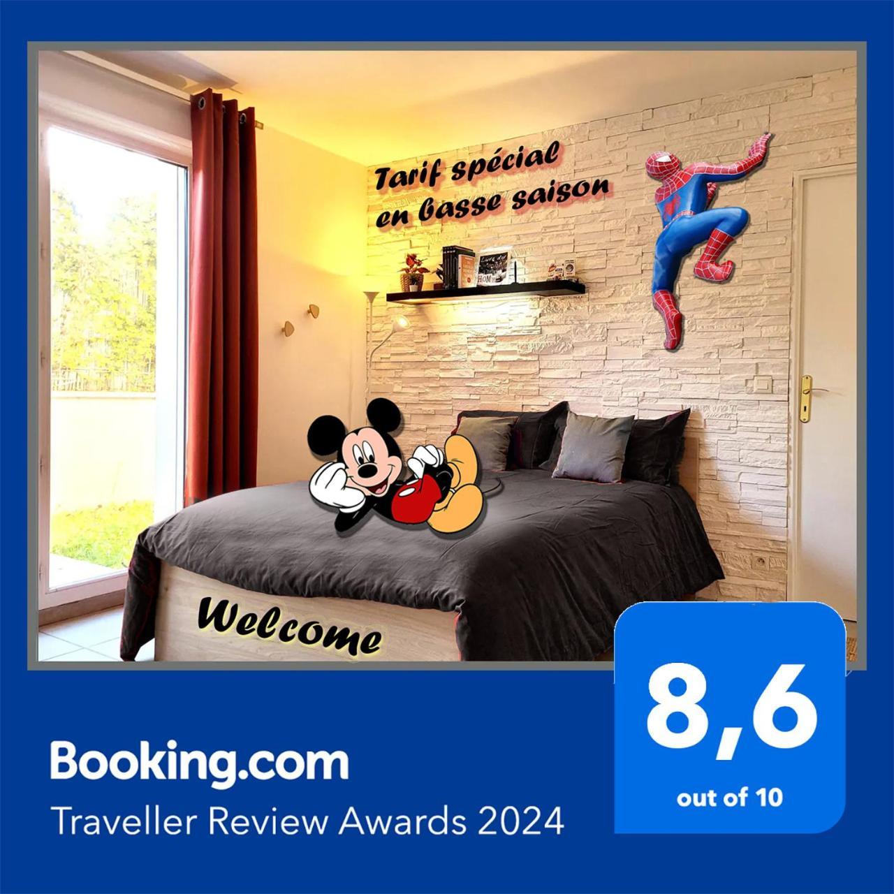 Appartement Avec Salle De Jeux Privee,10Min De Disney Transport En Commun 6 Couchages Chanteloup-en-Brie Kültér fotó